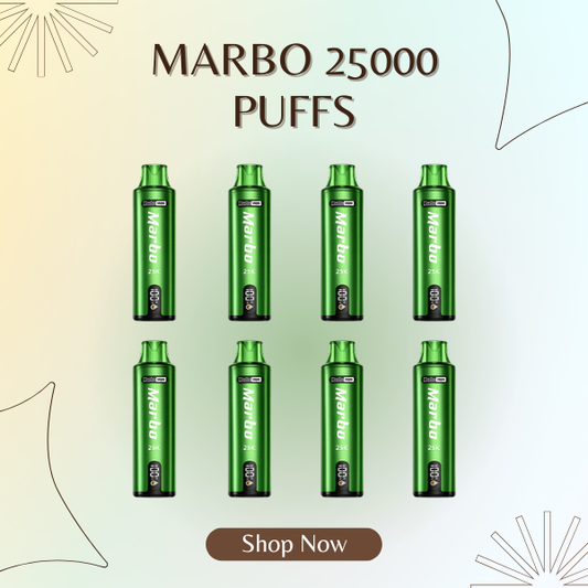 Marbo 25000 Puffs Disposable Vape with Smart LED Screen